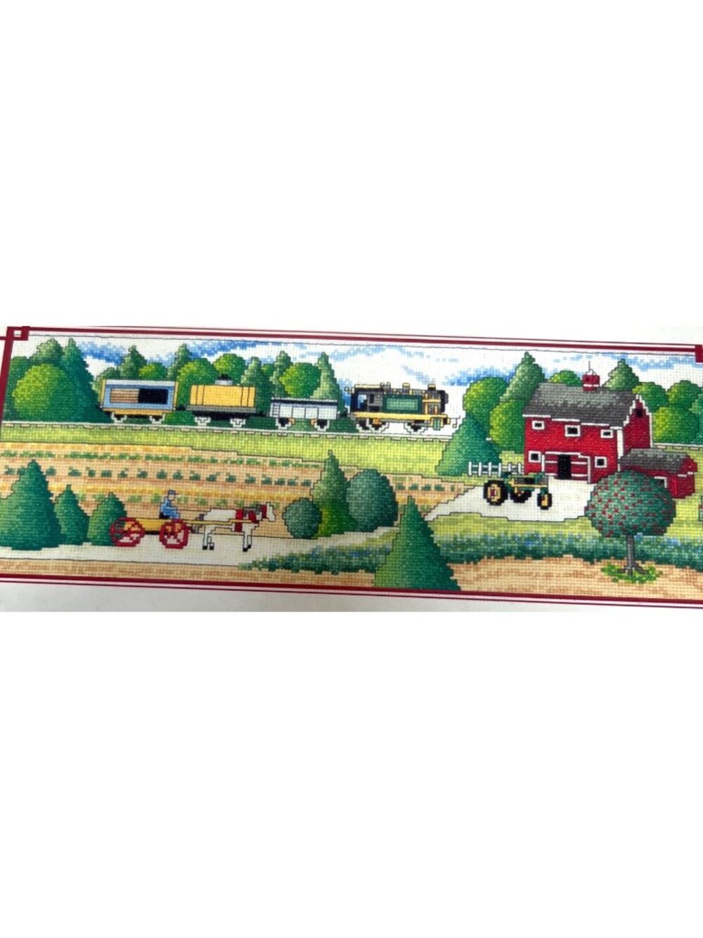 Counted Cross Stitch Pattern Country Day By Vickery Collection 14 Ct Aida Fabric